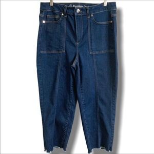 ADDITION ELLE Premium Denim Extreme High Waisted Dark Wash Jeans Sz 14